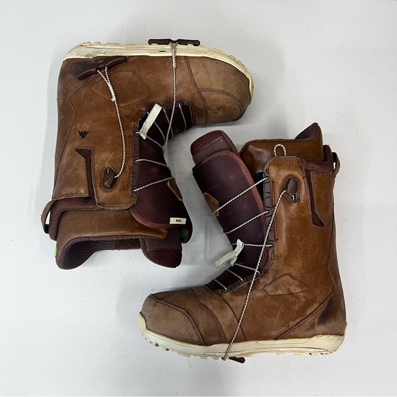 Burton x Red Wing Ion Leather Snowboard Boots Size 10 - Picture 8 of 12